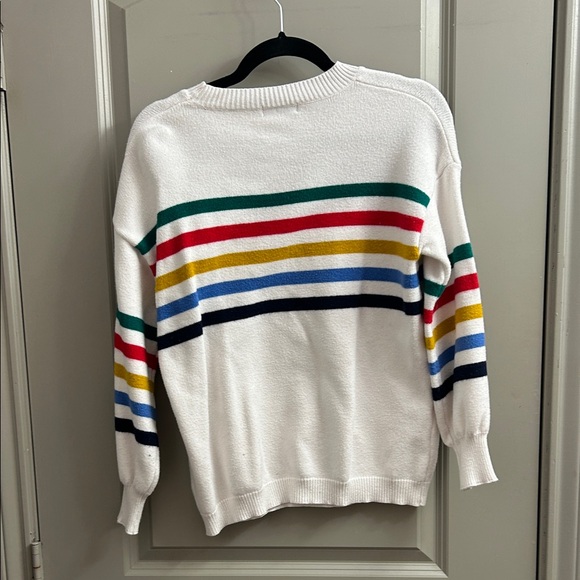 Colorful Striped Women's Sweater - Picture 6 of 6